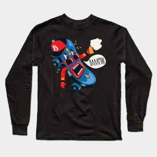 Crazy Skateboard Long Sleeve T-Shirt